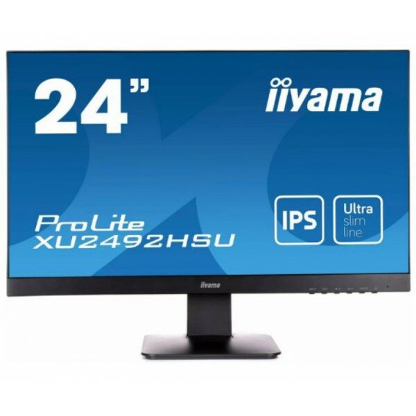 Монитор жидкокристаллический Iiyama LCD 23.8 16:9 1920х1080(FHD) IPS, nonGLARE, 250cd/m2, H178/V178, 1000:1, 5М:1, 16.7M, 4ms, VGA, HDMI, DP, Tilt, Speakers, 3Y, Black