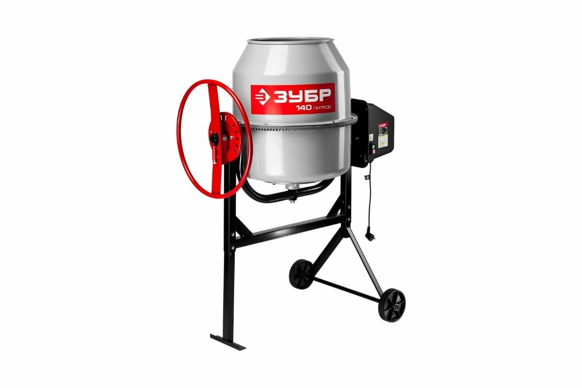 фото Бетономешалка ЗУБР 140 л БС-140-600