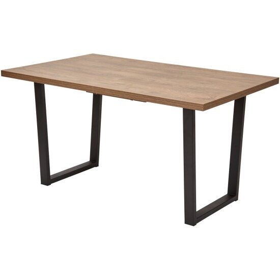 фото Стол обеденный M-city лофт 160 Дуб Канзас/ черный
