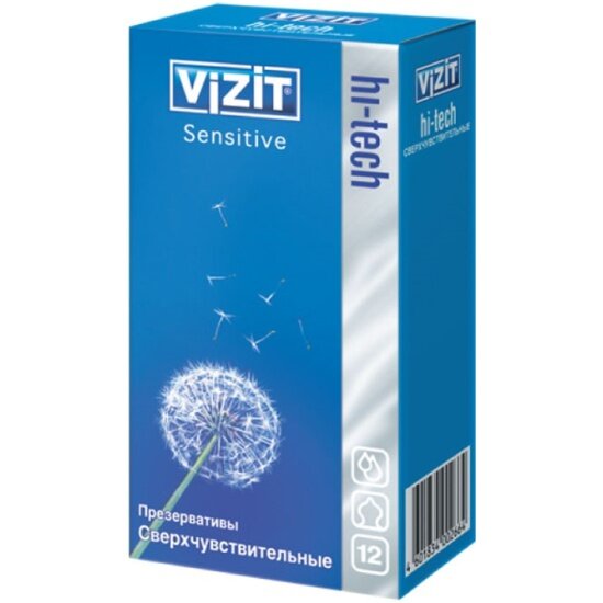 Презервативы VIZIT Hi-Tech Sensitive №12