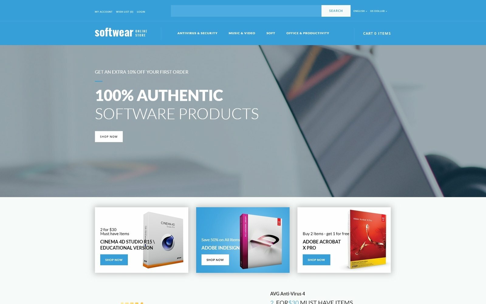 SoftWear - Softwate Store Responsive