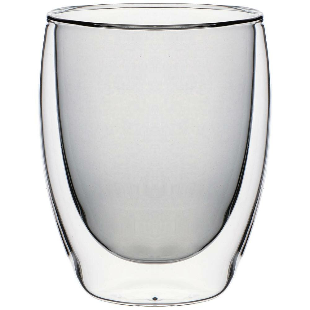 фото Стакан с двойными стенками Agness Double-wall, 320 мл, диаметр 8,5 см, высота 11,5 см (249-214)