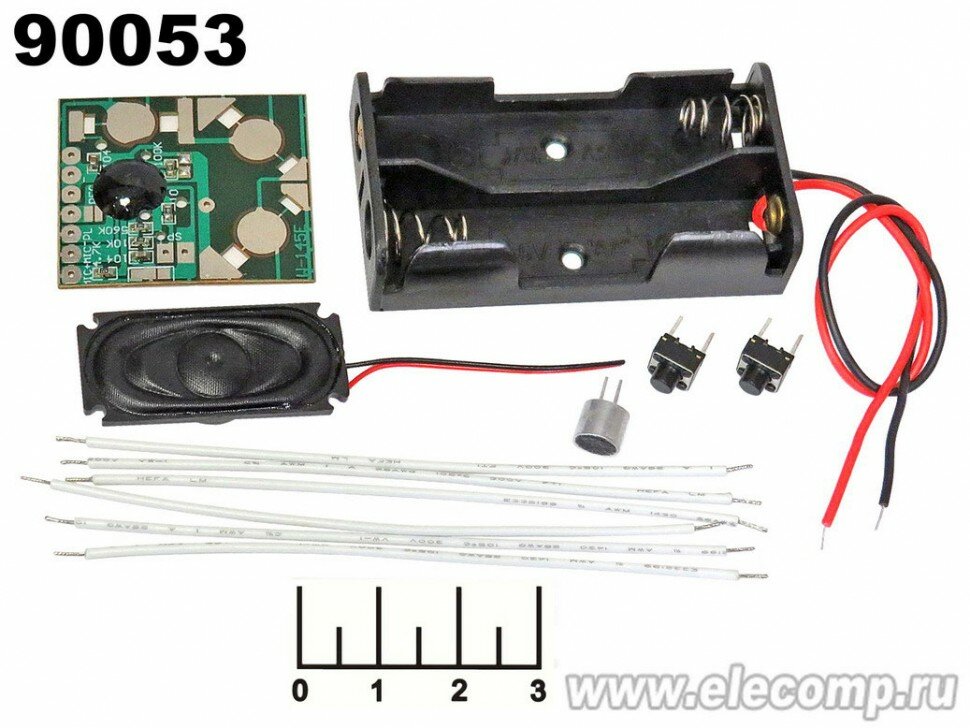 Радиоконструктор диктофон 6сек. 3-4.5V 0.5W