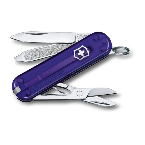 Складной нож Victorinox Classic Persian Indigo, функций: 7, 58мм, коробка картонная [0.6223.t29g]