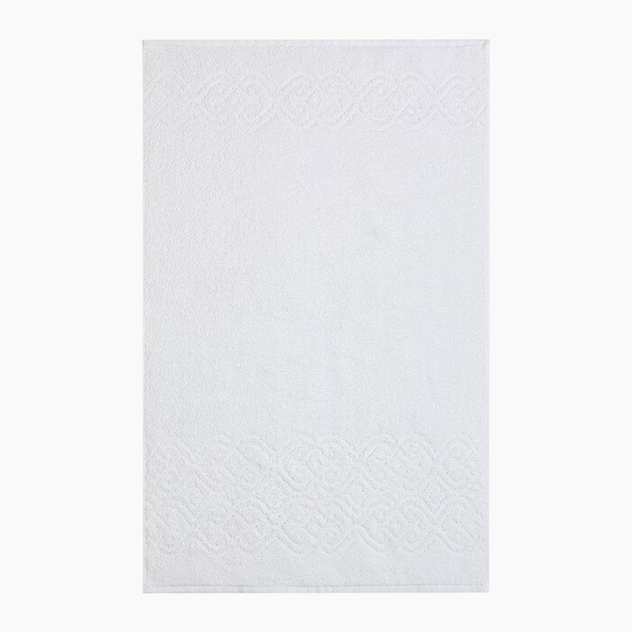 Полотенце махровое 50х80+/-2см, Ritmica, белый, 420г/м, хл100% - фотография № 3