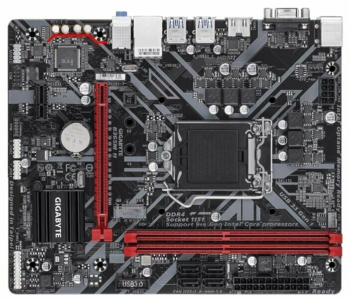 Gigabyte B365M H Soc-1151 B365 DDR4 mATX HDMI