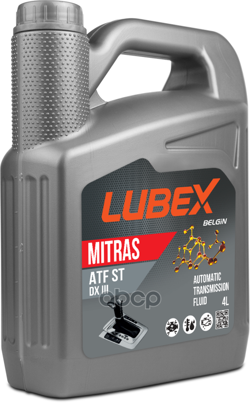 Lubex Mitras Atf St Dx Iii (4L)_Масло Трансм. Для Акпп!Синтdexron Iii G/Iii H/Iii F/Iii E/Iii D,Zf LUBEX арт. L02008760404