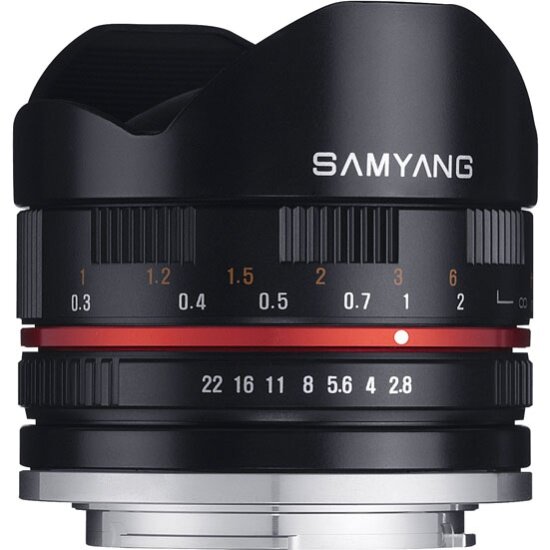 Объектив SAMYANG MF 8mm f/2.8 AS IF UMC Fish-eye Fuji X
