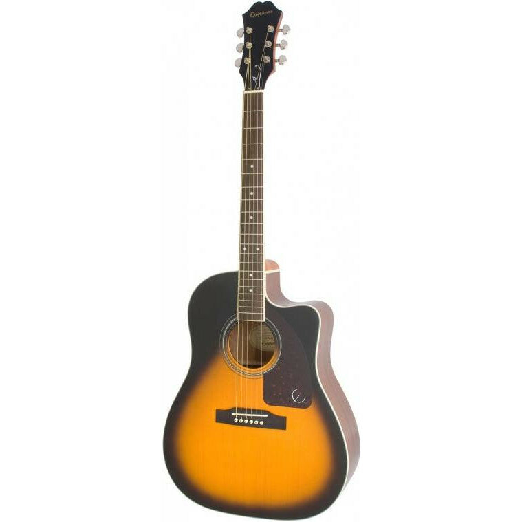 Акустические гитары Epiphone AJ-220SCE Vintage Sunburst