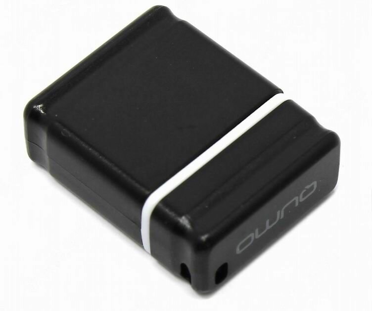 Флешка QUMO USB 2.0 32GB NANO QM32GUD-NANO-B Black