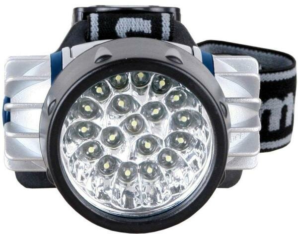 Фонарь налобный Camelion LED5323-19Mx серебристый