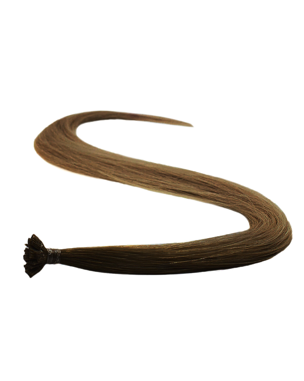 Hairshop Волосы для наращивания 2.0/7.03 50 см 5 Stars Омбре (20 капсул) (Темно-коричневый/Русый золотистый)