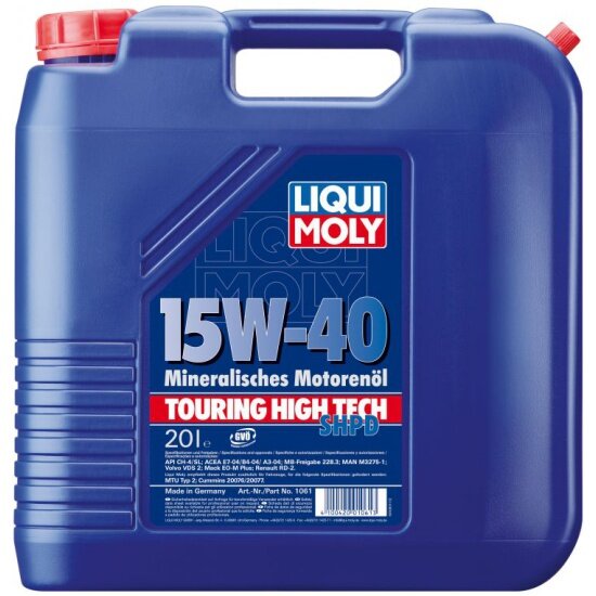 Моторное масло LIQUI MOLY THT SHPD-Motoroil Basic 15W-40 20 л