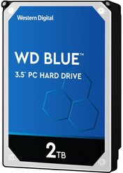 Жесткий диск WESTERN DIGITAL 3.5" 2.0Tb SATA III, 256 Mb, 5400rpm WD Blue WD20EZAZ