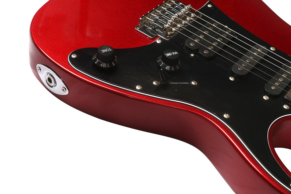 Bosstone SR-06 MRD+Bag гитара электрическая 6 струн цвет красный