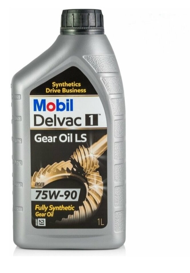 Масло трансмиссионное синтетическое Mobil Delvac 1 Gear Oil LS 75W-90 1л MOB-1GO-LS-75W90-1L