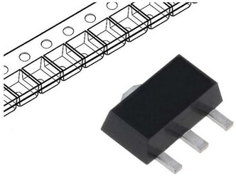 Стабилизатор напряжения STMicroelectronics L78L05ACUTR Стабилизатор напряжения, линейный, нерегулируемый, 5В, 0,1А, SMD, 1шт