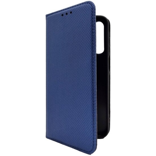 фото Чехол-книжка Borasco для Samsung Galaxy A35, нейлон, синий