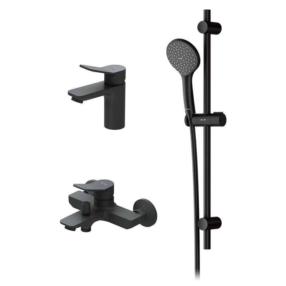 Набор для ванной 3 в 1 черный AM.PM X-Joy F42985A00