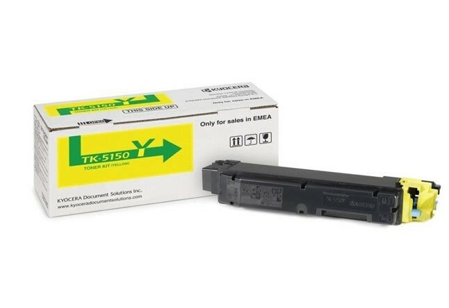 Тонер-картридж TK-5150Y Kyocera P6035cdn/M6x35cidn, 10К (O) жёлтый 1T02NSANL0