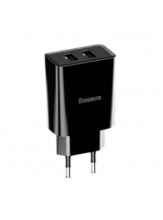 Baseus СЗУ Speed Mini Dual U Charger,10,5w, (ССFS-R01), черный