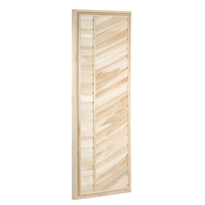Дверь для бани и сауны "Эконом", липа, 180×70см - фотография № 2