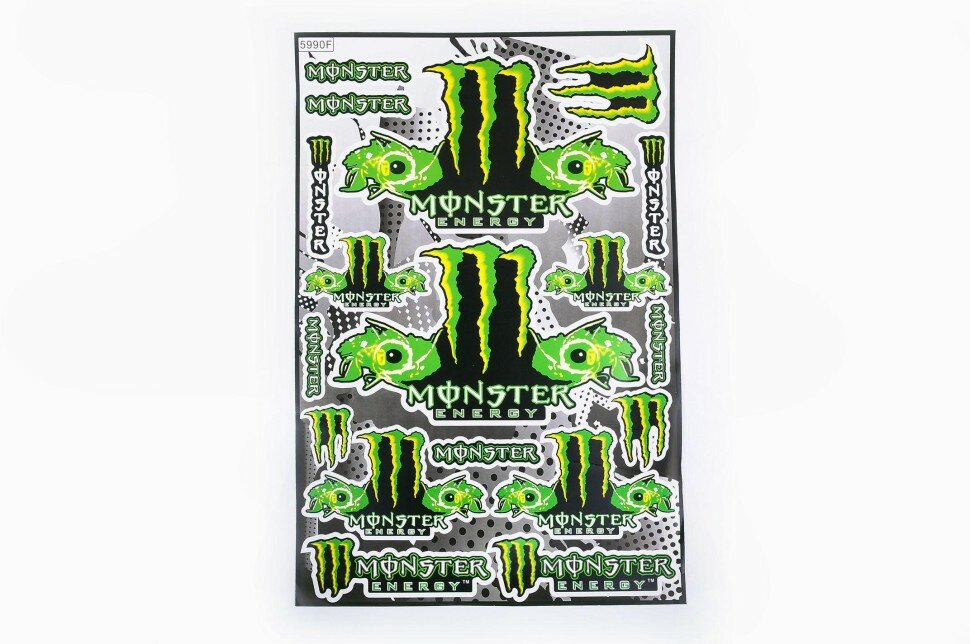 Наклейки (набор) спонсор MONSTER ENERGY (30х45см)