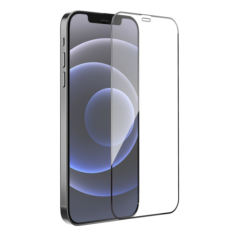 Защитное стекло на iPhone 12 (6.1)/12 Pro (6.1) G9, HOCO, Full screen HD tempered glass, черное