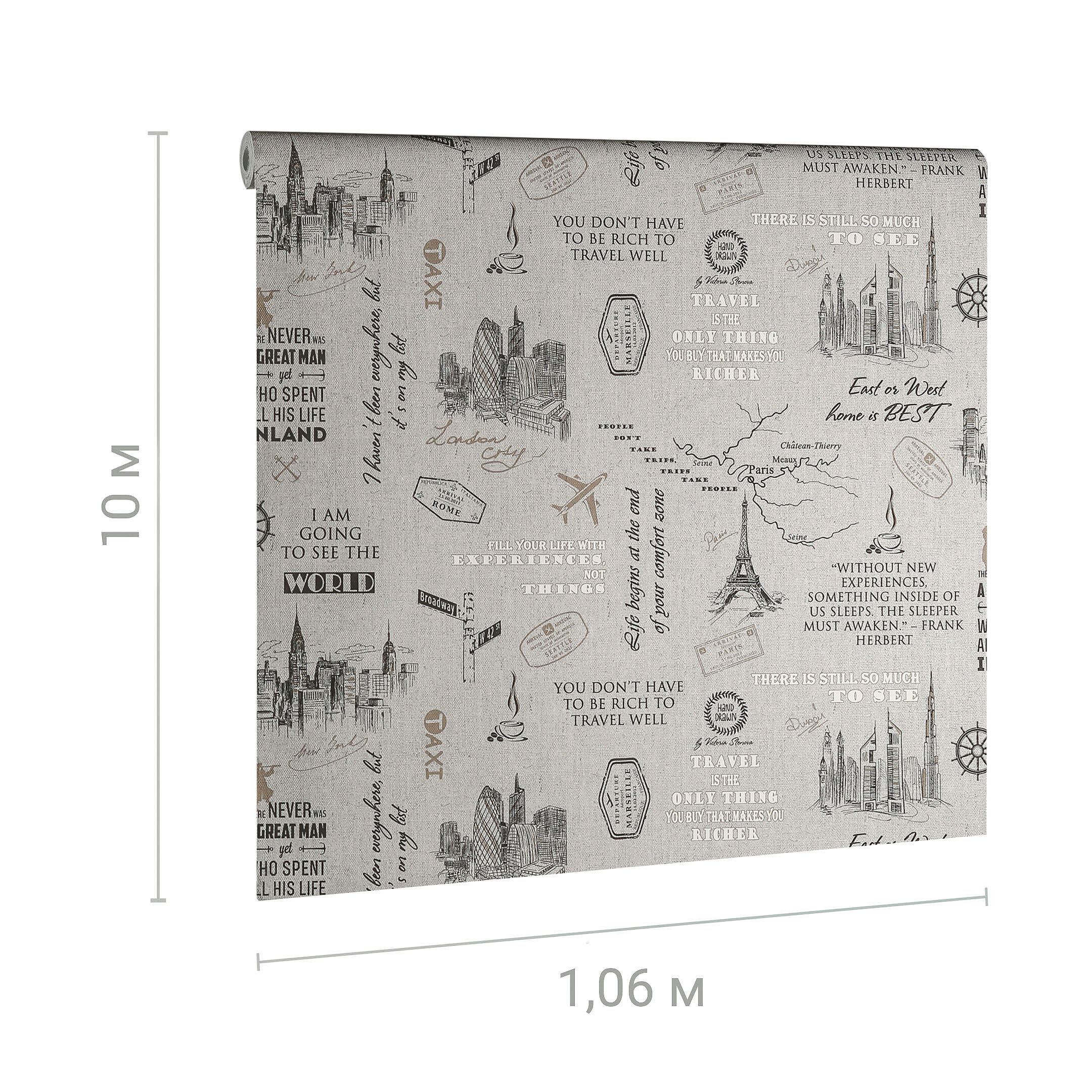 фото Обои компакт-винил на флизелиновой основе Victoria Stenova Discovery 2.0 989841 (1,06х10,05 м)