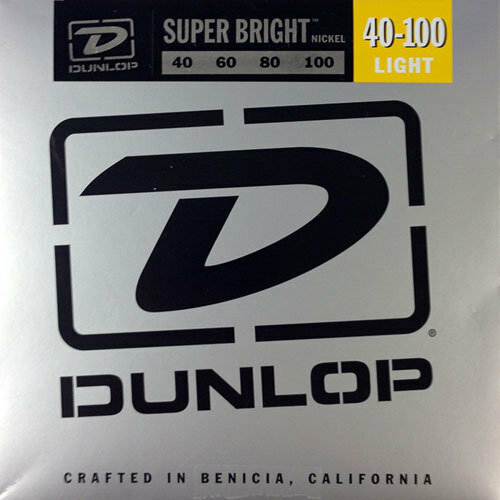 Dunlop Electric Bass Super Bright Nickel Wound Light DBSBN40100 (40-100) струны для бас-гитары