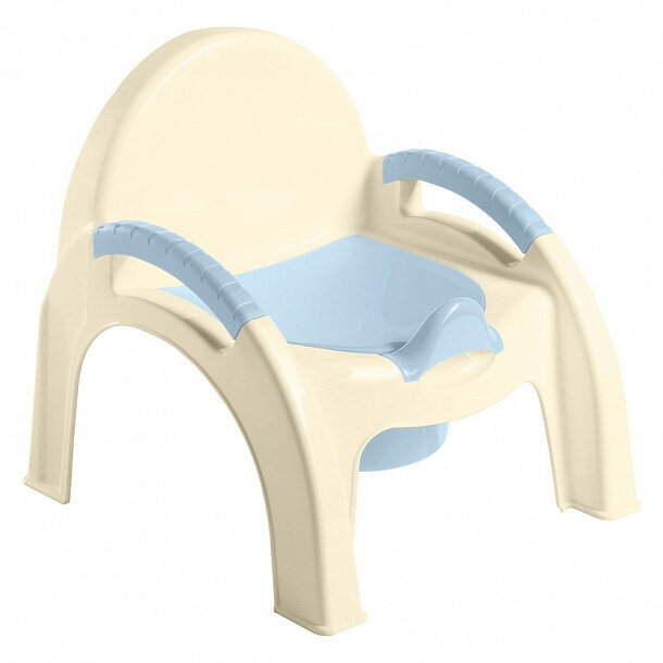 Горшок-стульчик 431326731 (светло-голубой) 31x30x30 см бытпласт