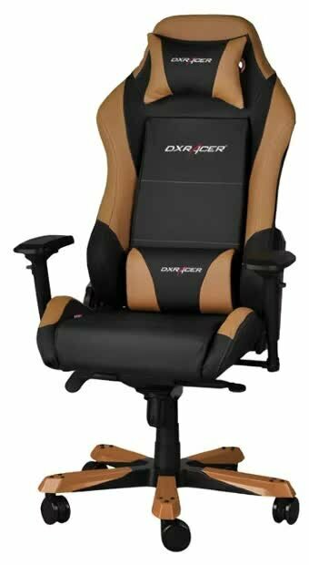 Кресло компьютерное DXRacer Iron чёрно-коричневое (OH/IS11/NC)