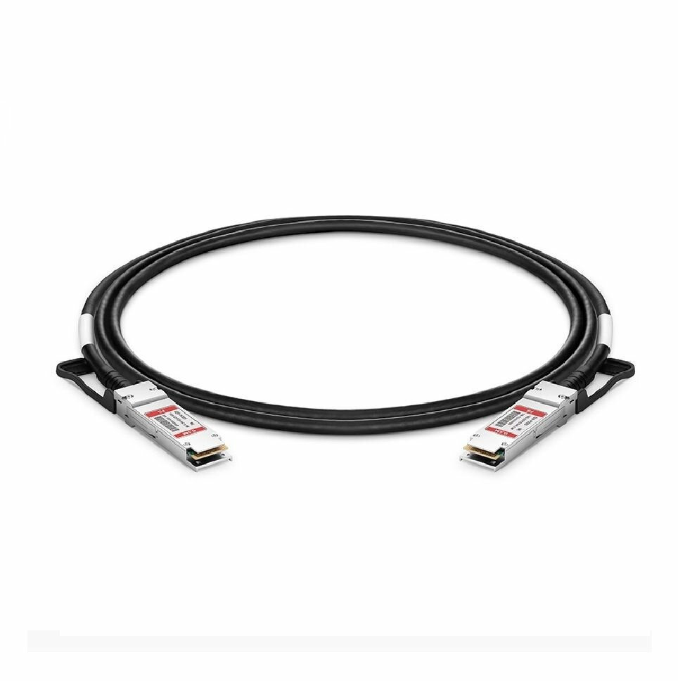 Аксессуар FS 0.5m (2ft) for Mellanox MCP1600-C0005 Compatible 100G QSFP28 Passive Direct Attach Copper Twinax Cable