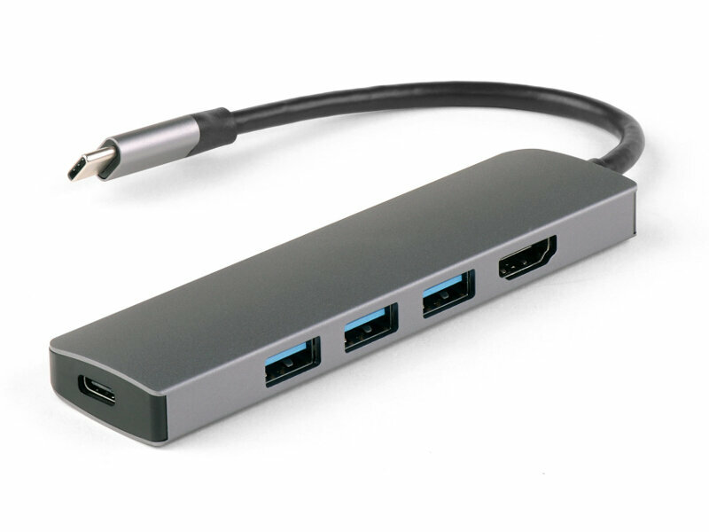 Хаб USB iQFuture IQ-C5 Hub 5 in 1 Type-C / USB-C / 3xUSB 3.0 / HDMI 102726