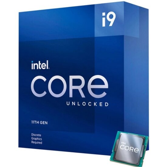 Intel Процессор Intel Core i9-11900KF (3.50ГГц, 16МБ) Sоcket1200 (без кулера) (ret)