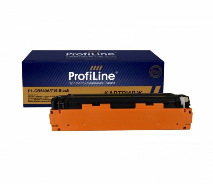 Картридж Картридж CB540A/716 (№125A) Black 2200 копий ProfiLine (PL_CB540A/716_BK)