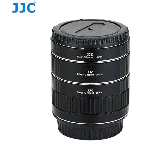 Макрокольца JJC AET-CS(II) Набор удлинительных колец 12mm, 20mm, 36mm для Canon EF/EF-S