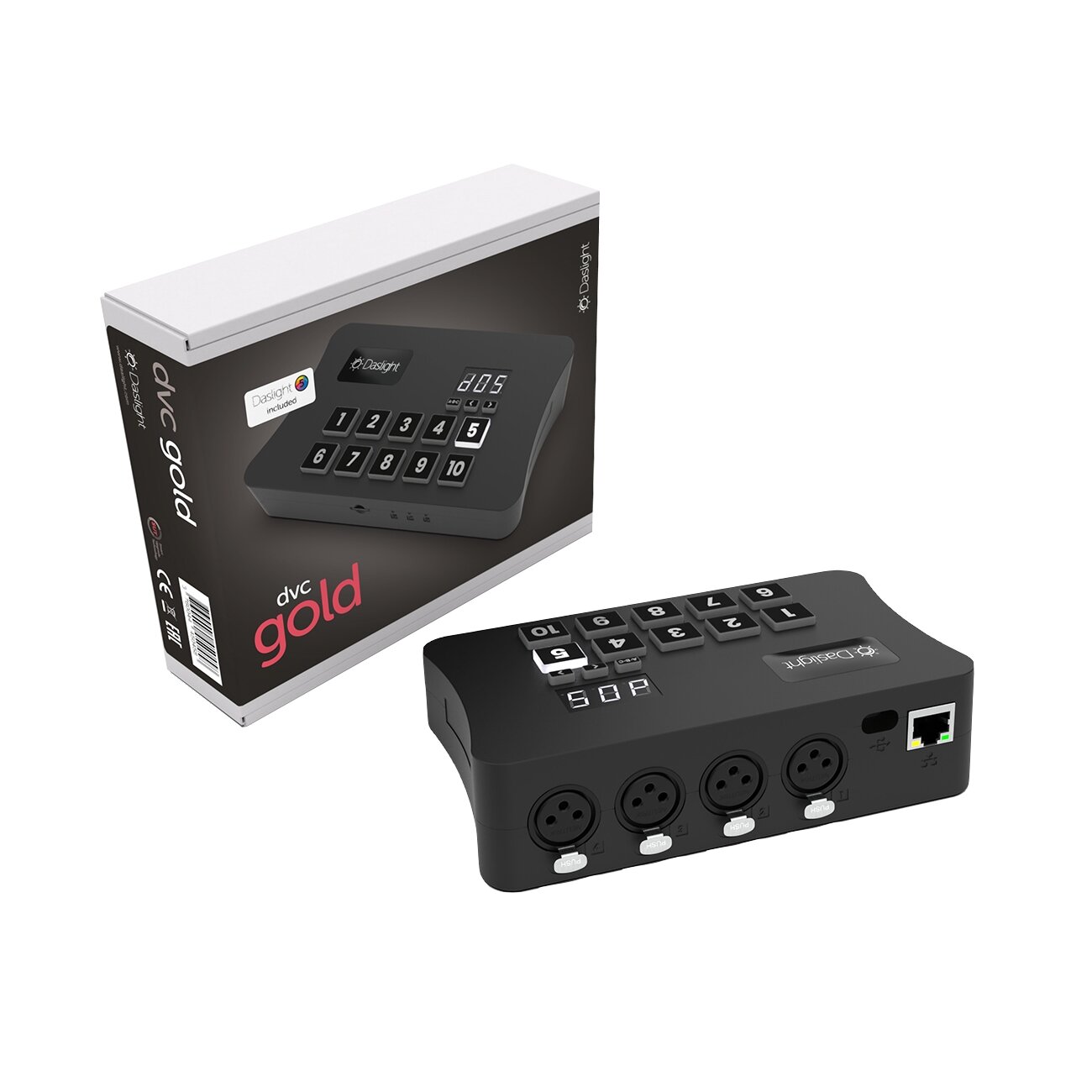 Daslight DVC Gold DMX-интерфейс, 1024 канала, USB Type-C - фото №2