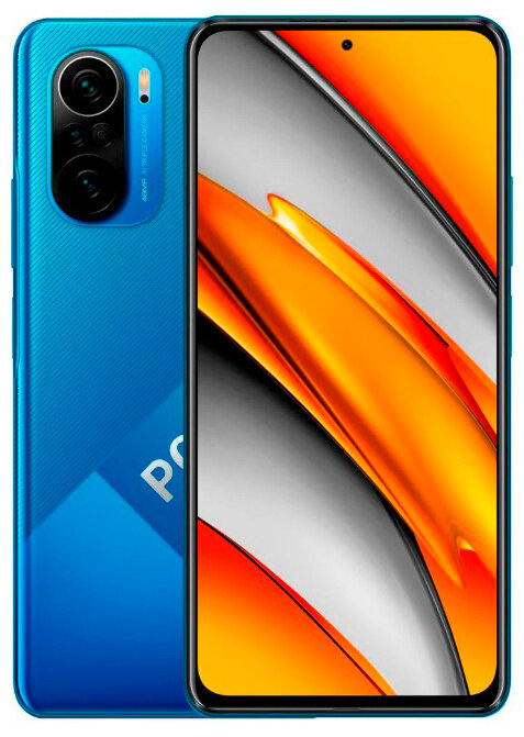 Смартфон Xiaomi Poco F3 256Gb 8Gb черный моноблок 3G 4G 2Sim 6.67" 1080x2400 Android 11 48Mpix 802.11 a/b/g/n/ac NFC GPS GSM900/1800 GSM1900 MP3 A-GPS