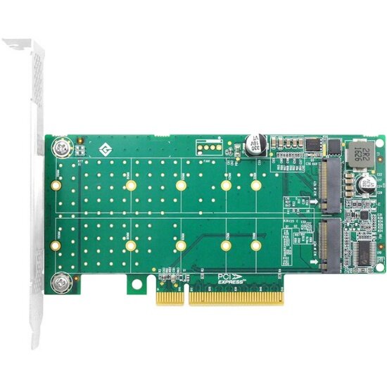Адаптер Linkreal LRNV95N8 PCIe x8 to 2-Port M.2 NVMe