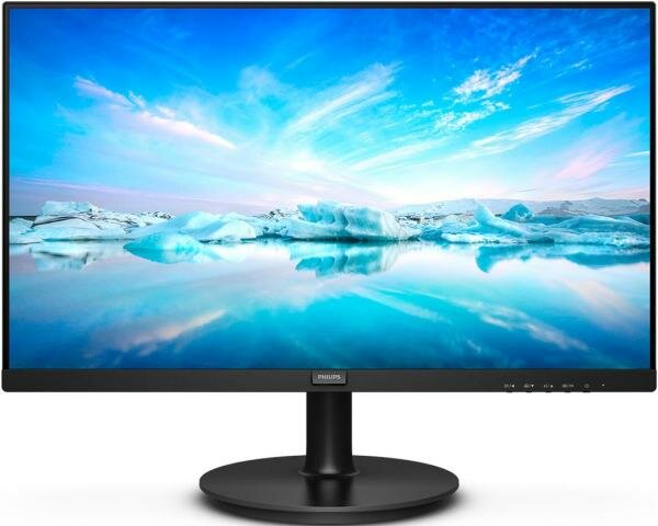 Монитор Philips 21.5 222V8LA (00/01) черный VA LED 16:9 HDMI M/M матовая 250cd 178гр/178гр 1920x1080 D-Sub DisplayPort FHD 2.79кг