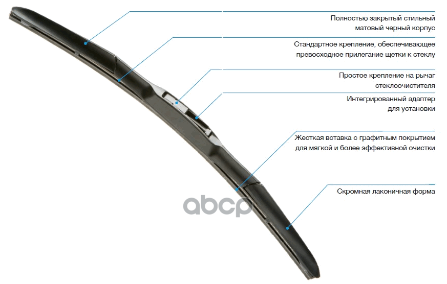 Denso^Du-045l Стеклоочиститель 450 Мм Hybrid Denso арт. DU-045L