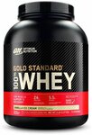 Сывороточный протеин Optimum Nutrition Gold Standard 100% Whey 2270 гр, ванильный крем - изображение