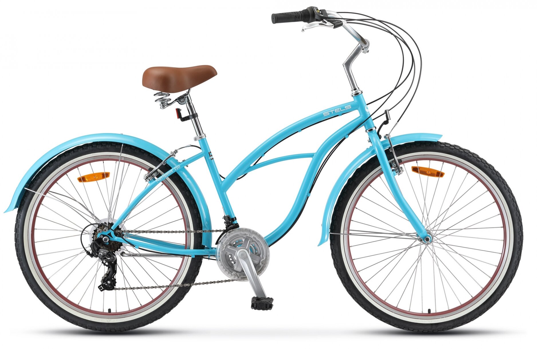 Городской велосипед Stels Navigator 150 Lady 26" 21-sp V010 (2021), рама 17, синий