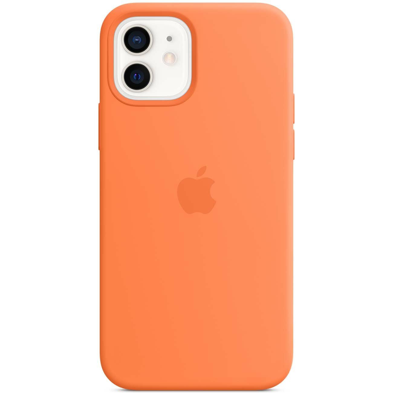 Чехол Apple iPhone 12 / 12 Pro Silicone MagSafe Kumquat