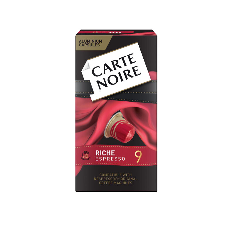 Кофе в капсулах Carte Noire Riche Espresso, упаковка 5,2грx10шт - фотография № 1