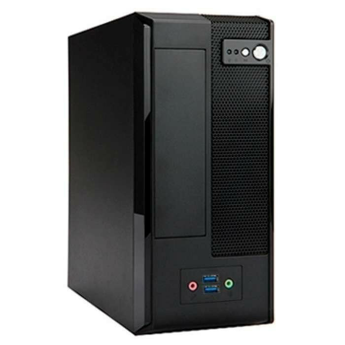  Slim Case InWin BM677 Black 160W 2*USB 3.0+AirDuct+Fan+Audio