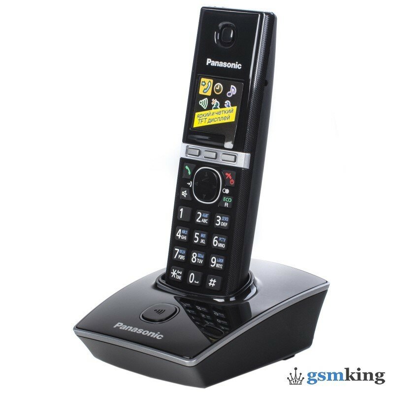 Радиотелефон Panasonic KX-TG8051RUB (Чёрный)