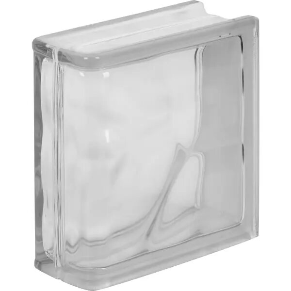 фото Стеклоблок Волна торцевой