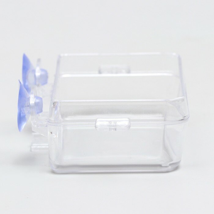 Кормушка NomoyPet для террариума на присосках, 10 х 4 х 7,5 см - фотография № 2